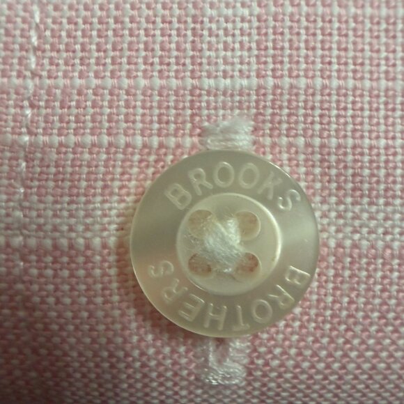 Brooks Brothers Pink Windowpane Check Button-Down Shirt – Size XL - Picture 12 of 14